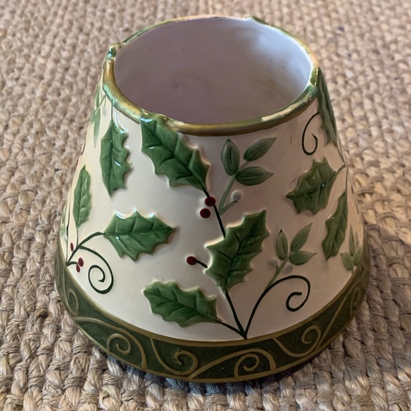 Yankee Candle Christmas Holly Jar Shade Topper